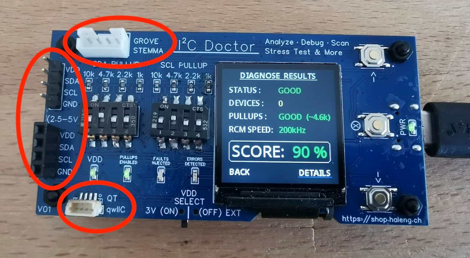 I²C Doctor Connect I²C bus